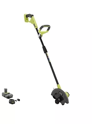 RYOBI 18V ONE+ Edger 9 In. Cordless P2310 Adjustable Cutting Depth 4ah Batt&Chg • $99.99