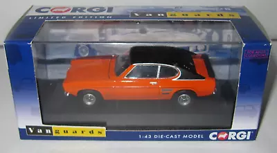 Corgi Vanguards - Ford Capri Mki 1600 Gt Xlr Special - Vista Orange Mint/perfect • £39.95