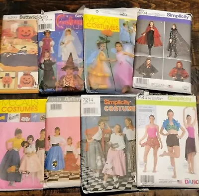 Simplicity McCalls And Butterick Costume Sewing Pattern (select Individually) • $5.99