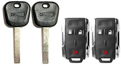$49.99 • Buy 2 GMC 2014-2019 B119 Transponder Key + 3 Button Remote Fob M3N-32337100 A+