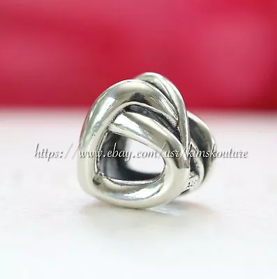 Authentic Pandora Silver Charm Knotted Heart 798081 • $25.14