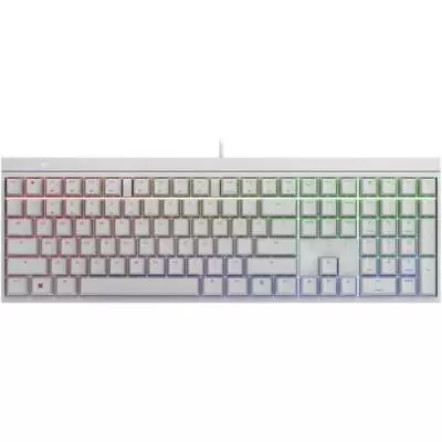 CHERRY MX 2.0S RGB Mechanical Gaming Keyboard - White Cherry MX Blue • $78.18