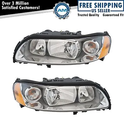 Headlight Set Left & Right For 2005-2007 Volvo V70 XC70 VO2502114 VO2503114 • $382.99