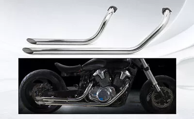 Staggered Shortshots Dual Exhaust Pipes For SUZUKI VZR1800 M109R Boulevard Boss • $279.75