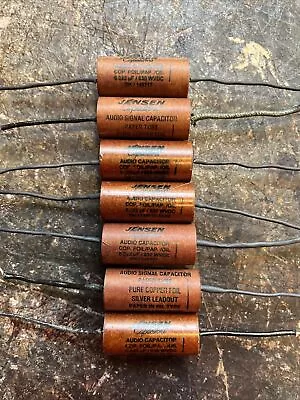 Jensen Capacitors .022 MF 630VDC Copper Foil Paper In Oil Paper Case Audio • $150