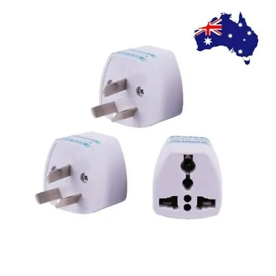 $10.98 • Buy 3pcs Au Universal Power Plug Adapter Outlet Converter Travel Charger