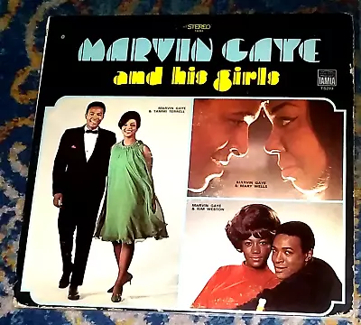 MARVIN GAYE AND HIS GIRLS 1969 TAMLA LP TS 293 Mary Wells Kim Weston T Terrell • $12.95