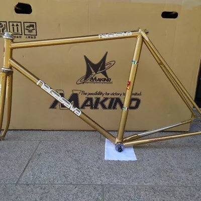 NAGASAWA Road Bike Frame/ Fork Set Vintage Classic Gold • $1588