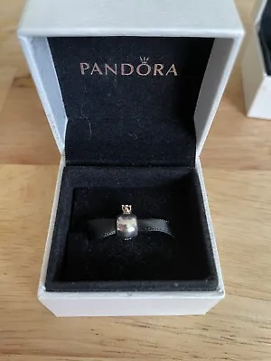 Genuine Pandora 14k Gold & Silver Kings Crown Charm • £15