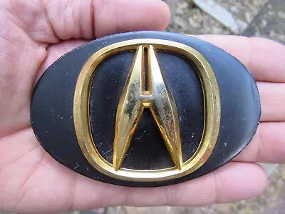 Vtg ACURA MOTORS Belt Buckle CAR Badge SUV Honda RARE VG+ • $24.99