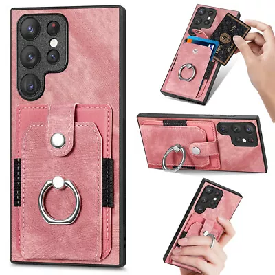 Leather Wallet Case Magnetic Ring Cover For OPPO A78 A16 A17 A57 A54 A74 Find X5 • $13.69