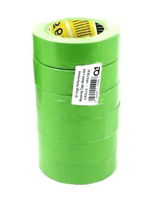 1 1/2  Green Masking Tape High Performance-Slv Of 6 Rolls Automotive Q1 HPG136 • $39.98