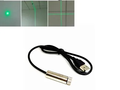 Dot/Line/Cross Beam 515nm 520nm 10mw Green Laser Module With USB Interface 1240 • £12