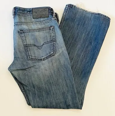 Diesel Zathan Bootcut Wash 0074G Jeans Trousers Vintage Cult R Mens Size 34 • $44.99
