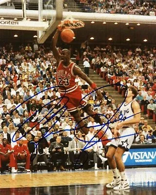 Michael  Jordan  -  8  X  10  Glossy  Signed  Photo  Reprint • $6.35