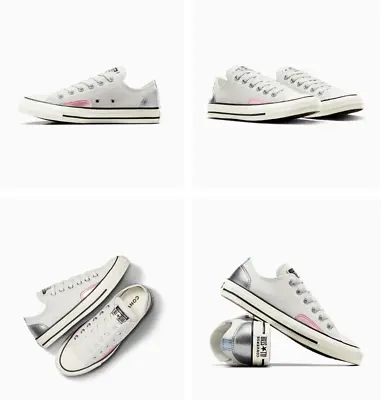 NEW Women's Converse Chuck Taylor All Star Chrome Shoes A09799F White Gold • $49.99