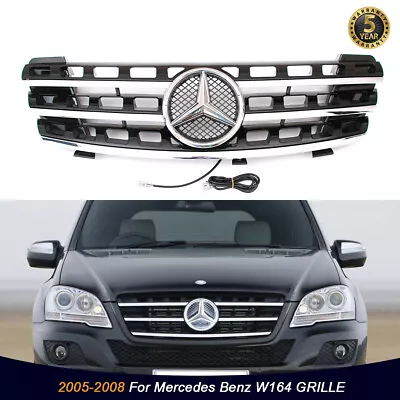 AMG Grille Grill LED Star For 2005-2008 Mercedes W164 ML500 ML550 ML63 ML350 • $83.99