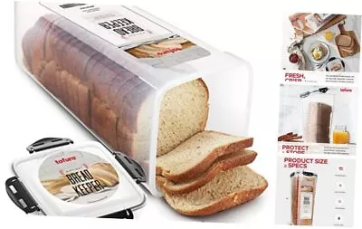  Bread Container | Plastic Bread Box | Bread Keeper With Airtight Lid | 1 PACK • $25.41