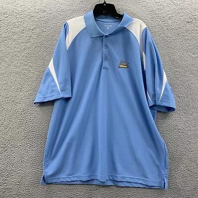 UCLA Bruins Polo Shirt Mens XL Short Sleeve Extra Large Blue NCAA Blue White * • $14.95