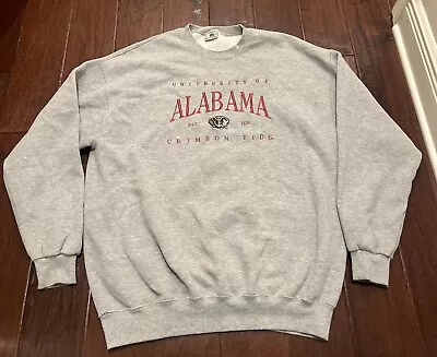 Alabama Crimson Tide Lee Sports Vintage Sweatshirt 90’s Adult Size XL • $25