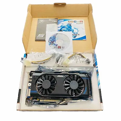 MSI ATI Radeon HD 7870 2 GB GDDR5 PCI Express 3.0 X16 Desktop Video Card • $79.99