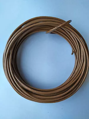 Stranded Core Hook Up 16/0.2mm 1000V PVC OD 2.2mm Equipment Wire 10m BROWN • £2.90