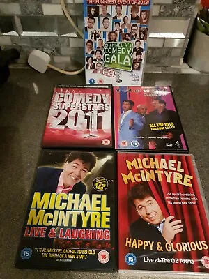 £5 • Buy Bundle Of Comedy Dvd’s, Michael Mc Intyre X 2, 8out Of 10 Cats, Comedy Superstar