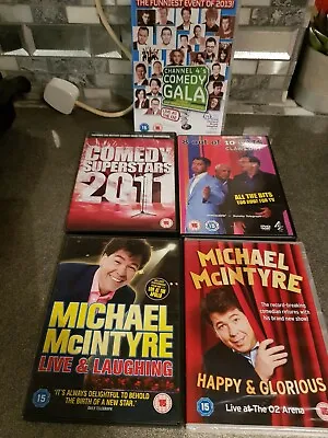 Bundle Of Comedy Dvd’s Michael Mc Intyre X 2 8out Of 10 Cats Comedy Superstar • £5