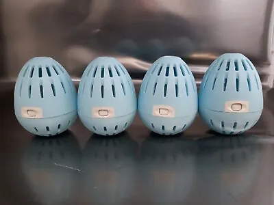 4 Blue Replacement Ecoegg Wash Eggs Good For Sensitive Allergies Cost Effective • £10.95