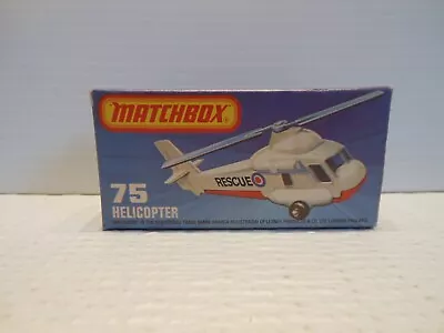 Matchbox 75 Lesney Superfast #41 White Ambulance Truck New In Box • $10