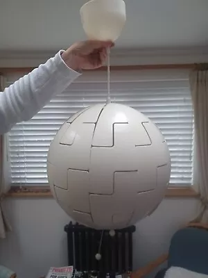 IKEA PS 2014 Pendant Lamp 35cm Light Fitting Star Wars Death Star White Version • £35