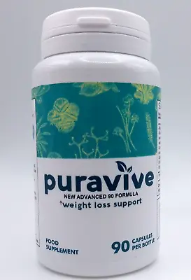 Puravive Weight Loss Support New Advanced Formula 90 Capsules 45 Day Supply • £26.95