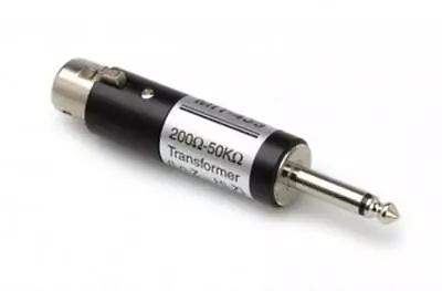 Hosa MIT-435 Impedance Transformer XLR3F To 1/4 In TS • $29.99