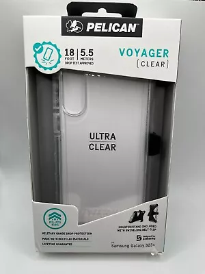 Pelican Voyager Series Case With Holster For Samsung Galaxy S23+ Plus - Clear • $19.95