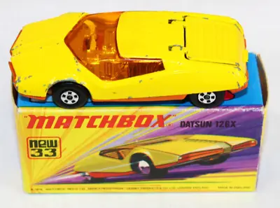 1973 Matchbox Superfast Datsun 126X #33 Original Box Vintage Car Race • $23.22