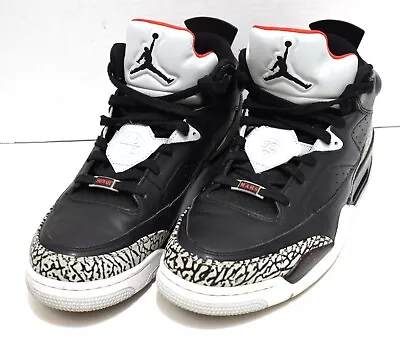 Nike Air Jordan Son Of Mars Low Black Hi-Top Sneakers Men's 13 580603-002 2015 • $116.16