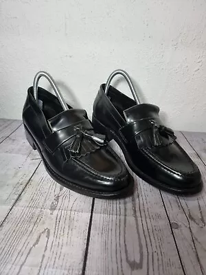 £22 • Buy Samuel Windsor Men's Shoes Loafers Size 7 Tassel Black Hand Made All Leather 