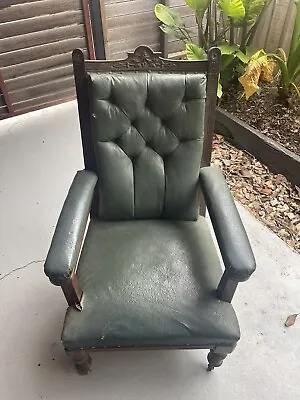 $120 • Buy Antique Buttoned Chair