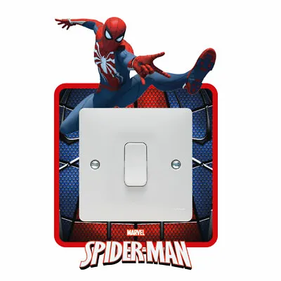 £2.49 • Buy Spiderman Marvel Light Switch Surround Sticker Decal Kids Boys Girls Bedroom