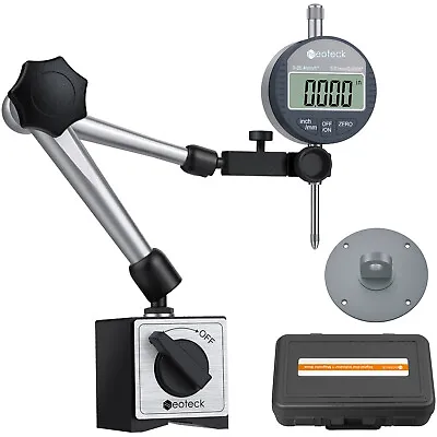 £41.39 • Buy Neoteck Digital Dial Indicator Gauge Magnetic Base 0.01mm/0.0005  Test Tool 1 