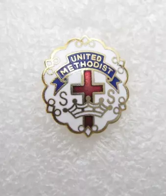 United Methodist Cross Lapel Pin (C325) • $5.49