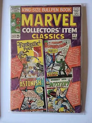 Lot Of 3 Marvel Collectors Item Classics 1965 1966 1 2 3  Fantastic Four Hulk VG • $30