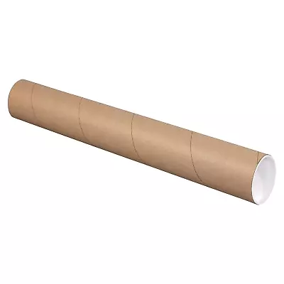 TLP3020K Mailing Tubes With Caps 3  X 20  Kraft (Pack Of 24) • $77.99