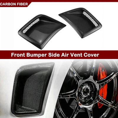 $70.78 • Buy Carbon Front Side Bumper Air Duct Vent For Subaru STI WRX GRB Wagon 2008-2014 US