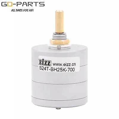 EIZZ LOG Stereo 25K 24 Steps Attenuator Hifi Volume Potentiometer Serial Typex1 • $54.28