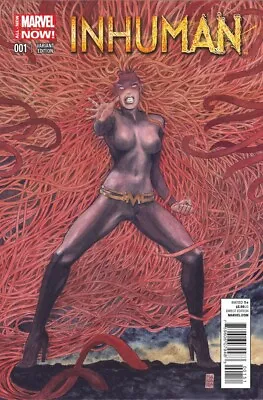 Inhuman #1 Milo Manara 1:100 Variant Nm Medusa Black Bolt Celestials Eternals • $199.99