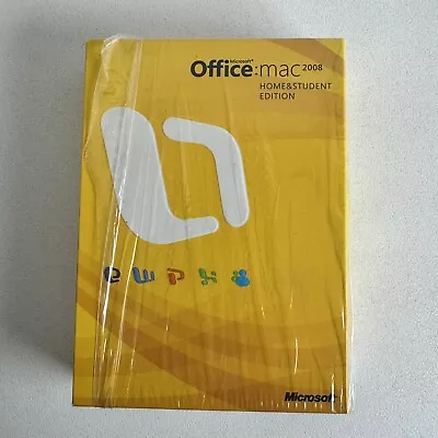 Microsoft Office 2008 Home And Student Edition For Mac • $20.99