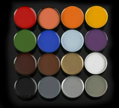 Mehron Color Cup Foundation Grease Clown Makeup Multi Colors Halloween Mardigras • $7.18