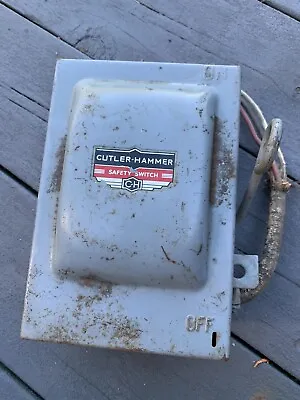 Vintage CUTLER - HAMMER  4141H201  Safety Switch • $10.99