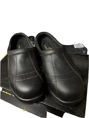 Amblers Ladies Safety Composite Toe Cap Nurses Shoes Lightweight Leather Clog 3 • £20